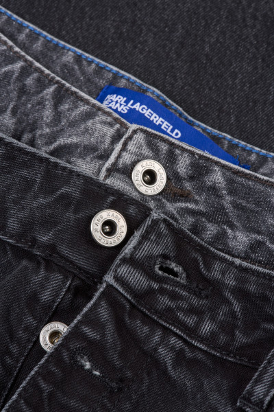 DŽÍNY KARL LAGERFELD JEANS KLJ HR RELAXED WB DENIM - Fotografie č. 3