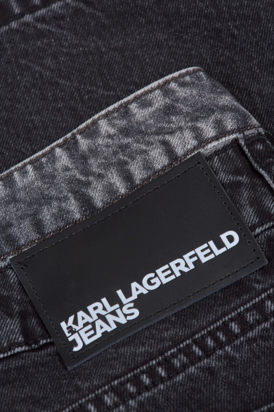 DŽÍNY KARL LAGERFELD JEANS KLJ HR RELAXED WB DENIM - Fotografie č. 4