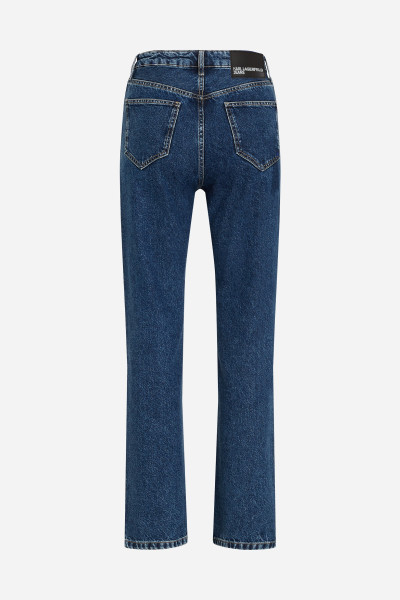 DŽÍNY KARL LAGERFELD JEANS KLJ HR STRAIGHT W/SLIT DENIM - Fotografie č. 6