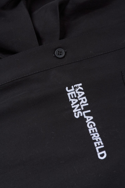 ŠATY KARL LAGERFELD JEANS KLJ ASYMMETRIC SHIRT DRESS - Fotografia č. 3