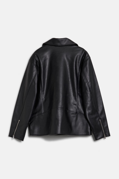 DZSEKI KARL LAGERFELD JEANS KLJ OVERSIZED FAUX LEATHER JKT - Kép 2