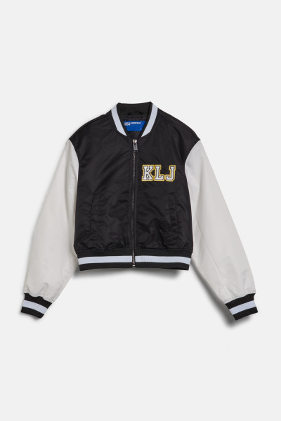 BUNDA KARL LAGERFELD JEANS KLJ LOGO BOMBER - Fotografie č. 1