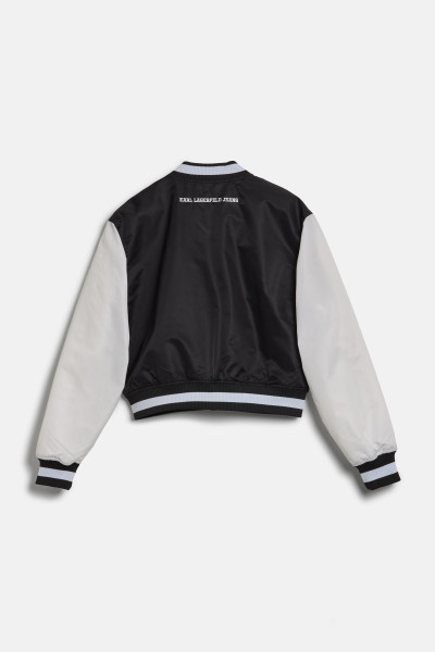 BUNDA KARL LAGERFELD JEANS KLJ LOGO BOMBER - Fotografie č. 2