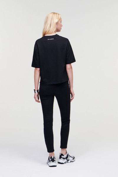 TRIČKO KARL LAGERFELD KARL SIGNATURE HEM T-SHIRT - Fotografie č. 2