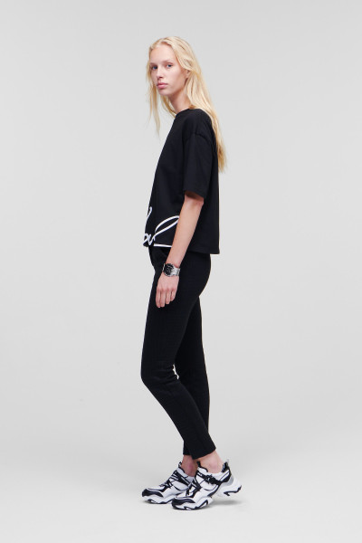 TRIČKO KARL LAGERFELD KARL SIGNATURE HEM T-SHIRT - Fotografie č. 3