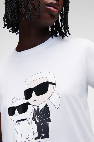 TRIČKO KARL LAGERFELD IKONIK 2.0 T-SHIRT - Fotografia č. 5