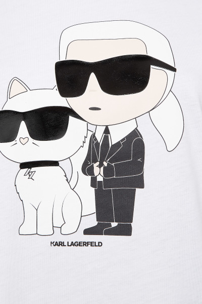 TRIČKO KARL LAGERFELD IKONIK 2.0 T-SHIRT - Fotografia č. 8