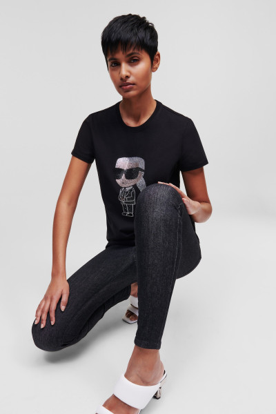 TRIČKO KARL LAGERFELD IKONIK 2.0 KARL RS T-SHIRT - Fotografia č. 4