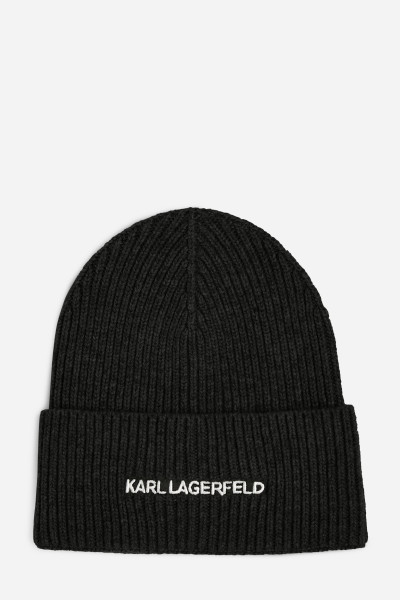 ČEPICE KARL LAGERFELD K/ESSENTIAL BEANIE - Fotografie č. 1