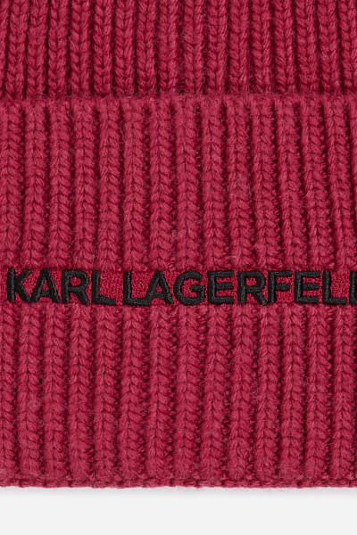 ČEPICE KARL LAGERFELD K/ESSENTIAL BEANIE - Fotografie č. 3
