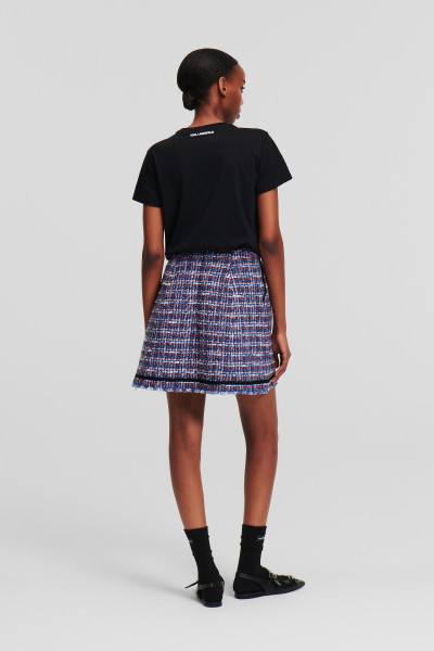 SUKŇA KARL LAGERFELD BOUCLE SKIRT - Fotografia č. 3