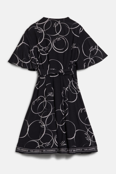 RUHA KARL LAGERFELD WRAP DRESS - Kép 2