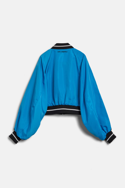 BUNDA KARL LAGERFELD VOLUMINOUS BOMBER JACKET - Fotografie č. 2