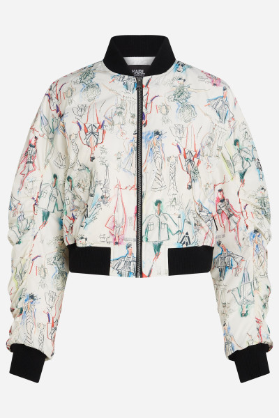 BUNDA KARL LAGERFELD ARCHIVE BOMBER - Fotografie č. 5