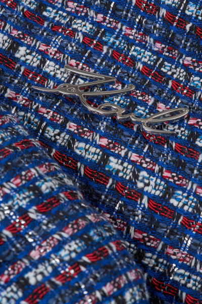 BUNDA KARL LAGERFELD TRANSFORMER BOUCLE JACKET - Fotografia č. 3