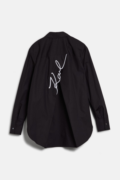 KOŠILE KARL LAGERFELD SIGNATURE TUNIC SHIRT - Fotografie č. 2