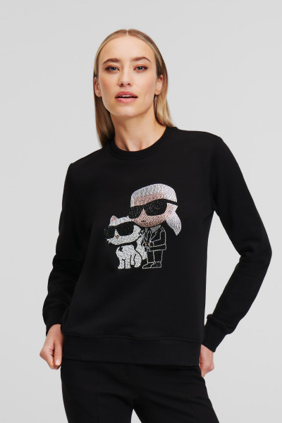 MELEGÍTŐ FELSŐ KARL LAGERFELD IKONIK 2.0 RS SWEATSHIRT - Kép 1