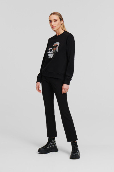 MELEGÍTŐ FELSŐ KARL LAGERFELD IKONIK 2.0 RS SWEATSHIRT - Kép 2