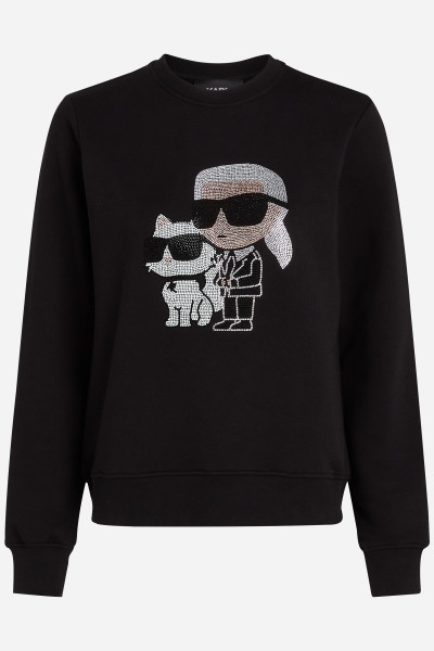 MELEGÍTŐ FELSŐ KARL LAGERFELD IKONIK 2.0 RS SWEATSHIRT - Kép 5