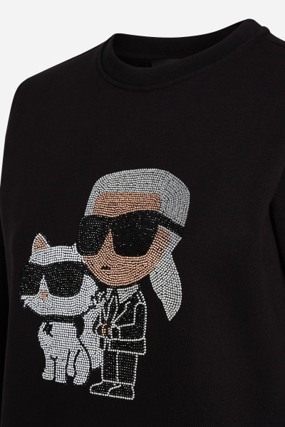 MELEGÍTŐ FELSŐ KARL LAGERFELD IKONIK 2.0 RS SWEATSHIRT - Kép 7