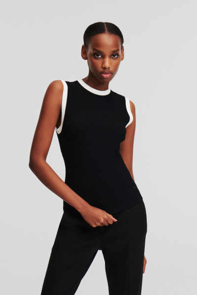 SVETER KARL LAGERFELD KNIT TANK TOP - Fotografia č. 1