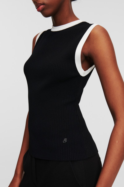 SVETER KARL LAGERFELD KNIT TANK TOP - Fotografia č. 4