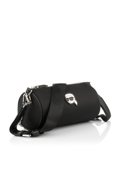 RETIKÜL KARL LAGERFELD K/IKONIK 2.0 NYLON BARREL BAG - Kép 2