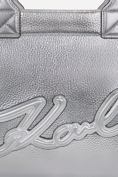 RETIKÜL KARL LAGERFELD K/SKUARE MD TOTE GRAINY - Kép 5