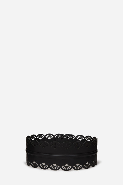 OPASEK KARL LAGERFELD K/SIGNATURE FAN SP WIDE BELT - Fotografie č. 2