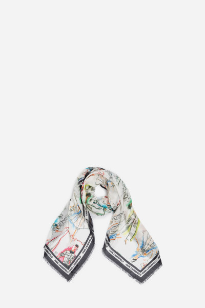 SÁL KARL LAGERFELD KARL SERIES MODAL SCARF - Kép 2