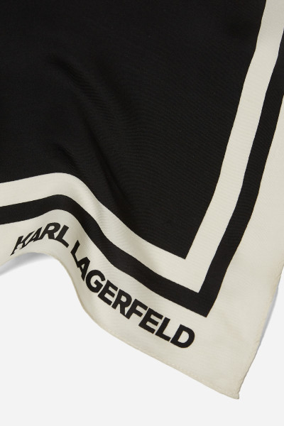 ŠÁTEK KARL LAGERFELD K/SIGNATURE SILK SCARF - Fotografie č. 5