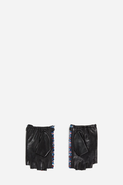 RUKAVICE KARL LAGERFELD K/SIGNATURE BOUCLE FL GLOVES - Fotografie č. 2