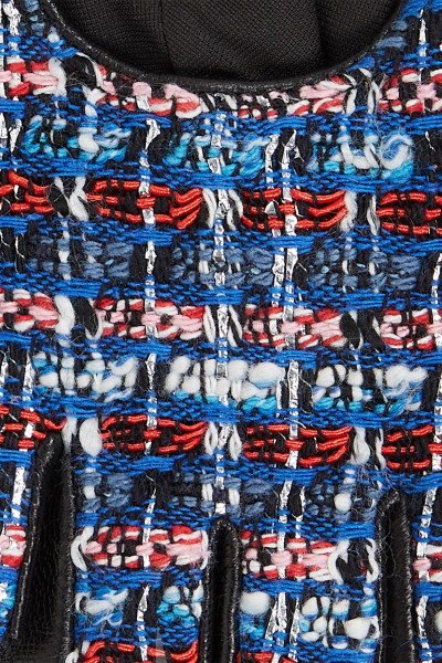 RUKAVICE KARL LAGERFELD K/SIGNATURE BOUCLE FL GLOVES - Fotografie č. 4