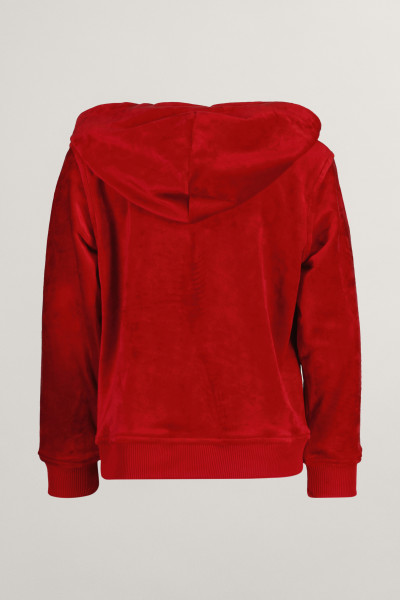 MIKINA GANT VELOUR ZIP HOODIE - Fotografia č. 2