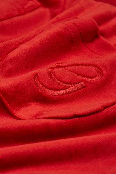 TEPLÁKY GANT STRAIGHT LEG VELOUR PANTS - Fotografia č. 4