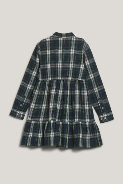 ŠATY GANT CHECKED FLANNEL BD SHIRT DRESS - Fotografia č. 2