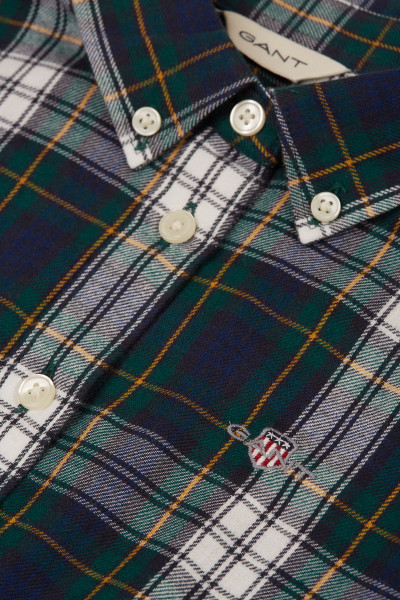 ŠATY GANT CHECKED FLANNEL BD SHIRT DRESS - Fotografia č. 4