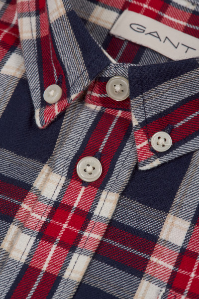 KOŠEĽA GANT CHECKED FLANNEL BD SHIRT - Fotografia č. 3
