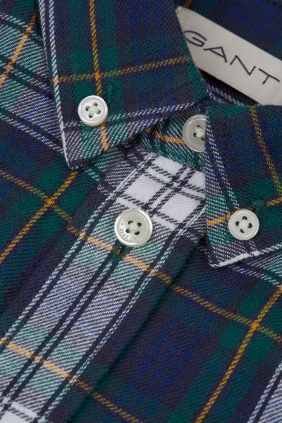 KOŠEĽA GANT CHECKED FLANNEL BD SHIRT - Fotografia č. 5