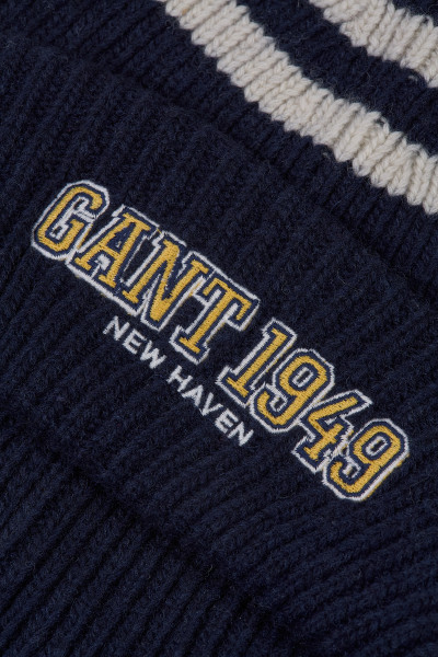 ČAPICA 1-6 ROKOV GANT STRIPED KNITTED BEANIE - Fotografia č. 2