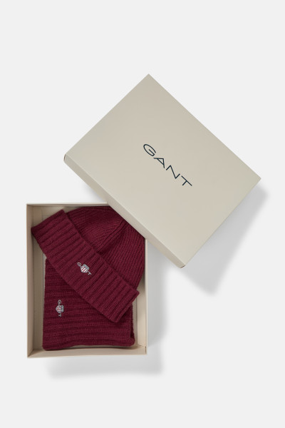 SET ČEPICE A ŠÁLA GANT BEANIE SNOOD GIFT SET - Fotografie č. 2