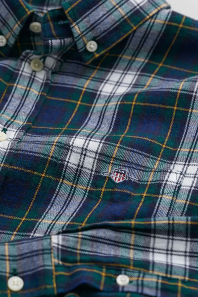 KOŠEĽA GANT CHECKED FLANNEL BD SHIRT - Fotografia č. 5