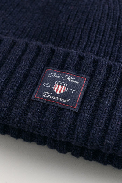 SET ČAPICA A ŠÁL GANT LABEL BEANIE SCARF GIFT SET - Fotografia č. 5