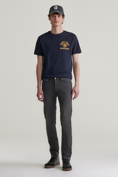 DŽÍNSY GANT EXTRA SLIM ACTIVE REC BLK JEANS - Fotografia č. 1