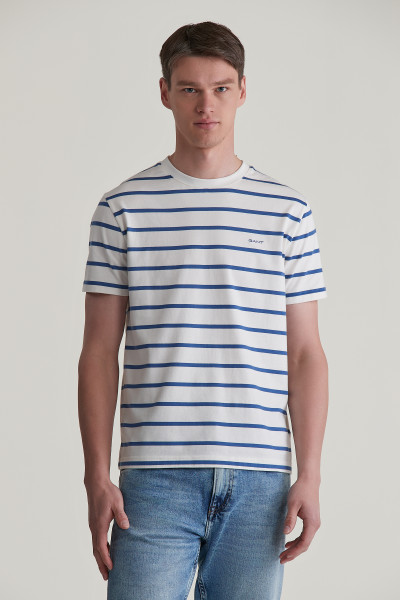 TRIČKO GANT STRIPED SS TSHIRT - Fotografia č. 1