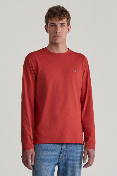 TRIČKO GANT REG SHIELD LS T-SHIRT - Fotografia č. 1