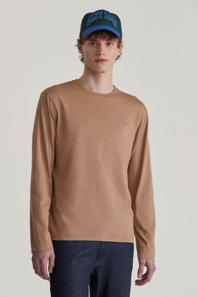 TRIČKO GANT REG SHIELD LS T-SHIRT - Fotografia č. 1