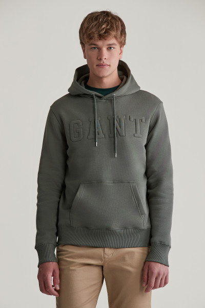 MELEGÍTŐ FELSŐ GANT EMBOSSED SWEAT HOODIE - Kép 1