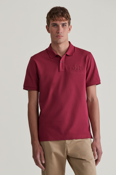 POLOKOŠEĽA GANT REG TONAL SHIELD SS POLO - Fotografia č. 1