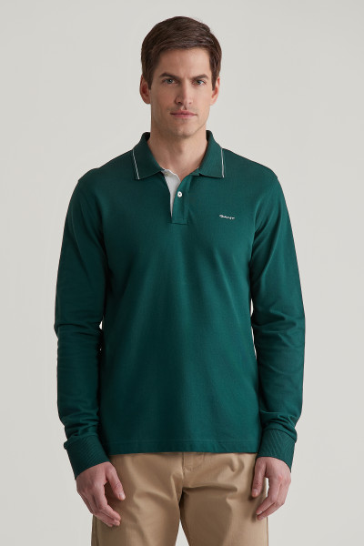 POLOKOŠEĽA GANT TEXTURED COLLAR POLO - Fotografia č. 1